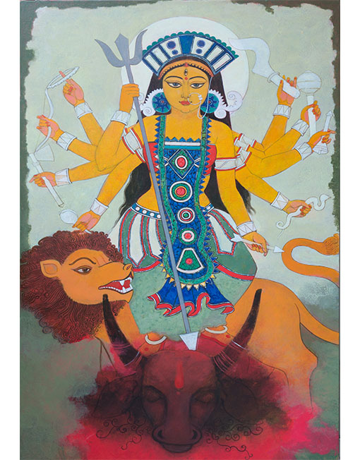 Durga Devi Mandala art by Radha21 on DeviantArt